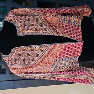 Soft Surroundings Multicolor Bohemian Jacket